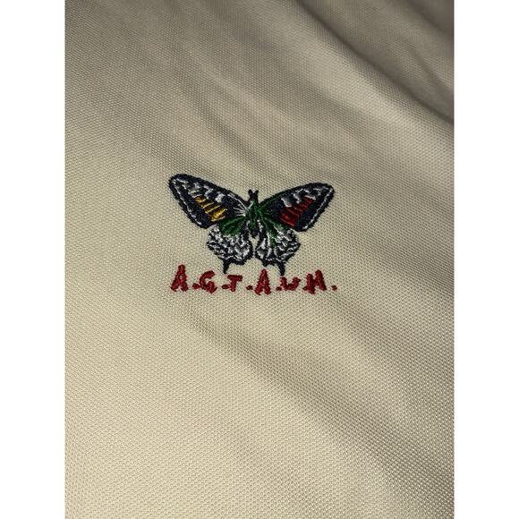 Agtawh Mens Regular fit Short Sleeve Polo Shirt XL Beige New - Picture 2 of 8